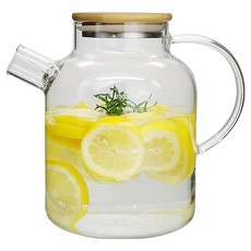 Happy Brew 耐熱玻璃刻度茶壺, 1.8L, 混合色