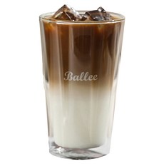 발르 더블월 글라스 이중 내열 유리컵 450ml, 1개