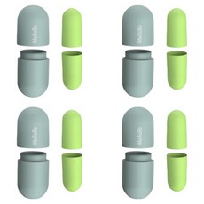 iMeBoBo Fill It 膠囊型降噪耳塞 綠色, 4個, 2入