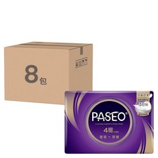PASEO 精巧手帕紙 4層, 64包, 38張