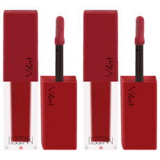 Rosseang 絲絨唇釉 4g, C04 Bloody Burgundy, 2支