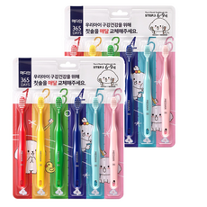 MEDIAN 麥迪安 兒童365DAYS STEP3牙刷, 6入, 2組