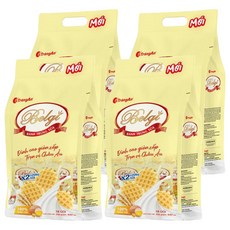 TrangAn 比利時雞蛋奶油鬆餅餅乾, 250g, 4袋