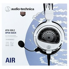 audio-technica 鐵三角 遊戲專用開放式耳機麥克風組 原廠保固, ATH-GDL3 WH, 白色