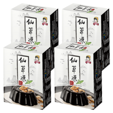 SIGNWIN 三得冠 仙草凍粉, 簡單製作香Q果凍，冬天也可以做成燒仙草, 60g, 4盒