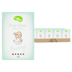 nac nac 植萃透明皂, 75g, 20個