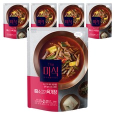 더미식 큰 소고기육개장, 500g, 5개