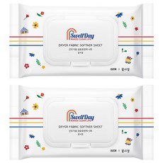 SwellDay 烘乾機用衣物柔軟香氛紙 花市 正裝, 80枚入, 2個