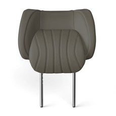 AIMBAN Carnival KA4專用 車用頸枕一體成形頭枕 L6菱格紋 第二代, 駝灰色, 1個