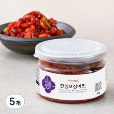 진심젓갈 오징어젓, 150g, 5개