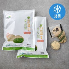 해찬미소 모싯잎인절미 (냉동), 40g, 10개입, 2개