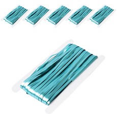 마켓감성 무광택 매트컬러 파티커텐 5p, 스카이