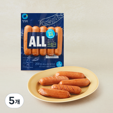 청정원 ALL 프랑크 오리지날, 200g, 5개