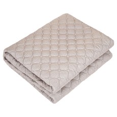 GOMPYO 無磁安心電熱毯 HJ012, Pure Beige + 隨機出貨(絎縫圖案 + 控制器), M(100 x 180cm)