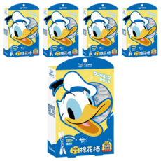 幸福物語 多功能雙頭棉花棒 掏耳+螺旋頭 唐老鴨, 50支, 5盒