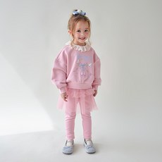 MARI N MORI 兒童芭蕾舞鞋紗裙內搭褲刷毛上下衣套裝