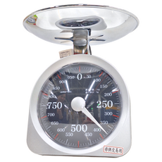 dretec 多利可 料理秤 KS-181SB 最大秤重 附氣泡管水平器及大字面板, 1kg, 銀灰