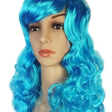 派對Cosplay波浪假髮, 05天藍色, 1個