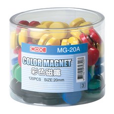 CoX 三燕興業 白板磁鐵 多種尺寸可選, MG-20A, 1盒