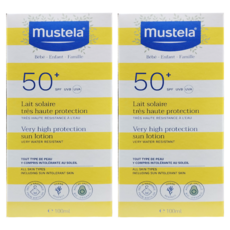 mustela 慕之恬廊 高效性兒童防曬乳 SPF50+, 100ml, 2條