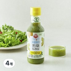 오뚜기 LIGHT&JOY 키위 저칼로리 드레싱, 310g, 4개
