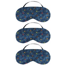 Green Life 香草熱敷眼罩 淺藍聚酯纖維, 1入, 3個