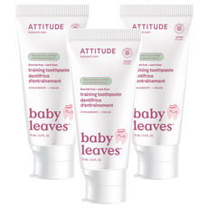 ATTITUDE 艾特優 幼兒學習牙膏 無氟草莓, 75g, 3條
