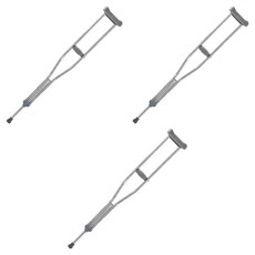 와이스필 보행 보조 알루미늄 목발, 3개