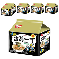 NISSIN 日清 出前一丁 黑蒜油 豬骨湯味速食麵 100g, 30包