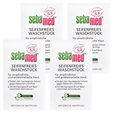 sebamed 施巴 PH5.5 潔膚皂，適合敏感和問題肌膚，不含皂鹼，溫和清潔, 150g, 4盒