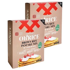 源順食品 羽衣甘藍糙米鬆餅粉, 100%天然糙米, 無麩質, 無鋁泡打粉, 450g, 2盒