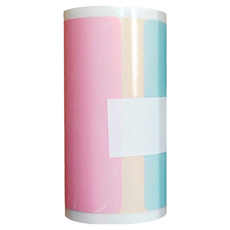 豬一桃紙廠 馬卡龍標籤貼紙, 1個, 1個裝