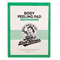 mom's Bath recipe 身體去角質棉片 扁柏香 綠色 8片, 200ml, 1盒