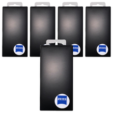 ZEISS 蔡司 高品質超細纖維拭鏡布 25 x 25cm 單一顏色 眼鏡/手機螢幕清潔適用, 5個