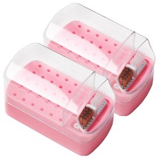鑽頭收納盒 30孔組 KN-A4076, 粉紅色, 2套