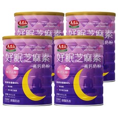 馬玉山 好眠芝麻素高鈣奶粉 (800g/罐) - 高鈣、助眠、無添加糖, 4罐