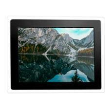 e-kit 逸奇 12吋數位相框 320 x 216 x 27mm 595g 原廠保固, DF-V601_TB, 透明色 + 黑色 邊框, 1個