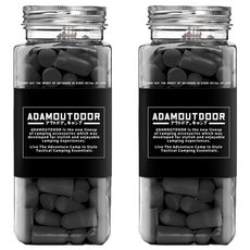 ADAMOUTDOOR 彈型拋棄式降噪隔音耳塞 120顆 NRR31分貝 SNR38分貝, 2罐