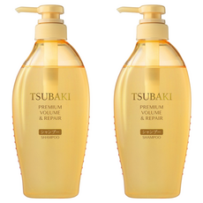 츠바키 프리미엄 볼륨 앤 리페어 샴푸, 450ml, 2개