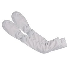 QIDINA 冰絲涼感防曬護臂手套袖套, 淺灰色