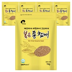 uncletak 焙炒全芝麻, 1kg, 5個