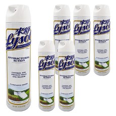 Lysol 來舒 噴霧抗菌清潔劑 (清爽亞麻), 510g, 6瓶