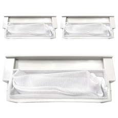 Dr.AV 聖岡科技 洗衣機濾網 三洋洗衣機棉絮袋濾網組, 白色, 濾網 白色, 1組