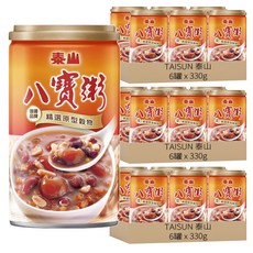泰山 八寶粥 Set 精選原型穀物, 330g, 18罐