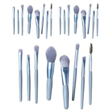 化妝刷具組 Set 8 - 霧霾藍/薄荷綠/裸粉色/奶油杏, 3組