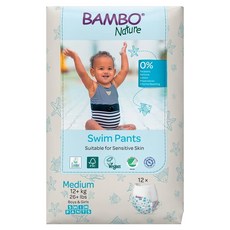 Bambo Nature 伴寶樂 Nature 游泳尿布, M, 12片