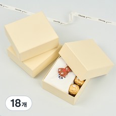 MUNID 柔軟迷你禮物盒, 18個, 奶油色