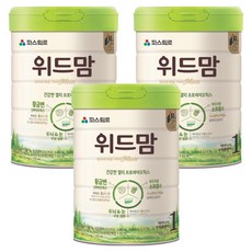 위드맘 무항생제 원유 분유 1단계, 750g, 3개