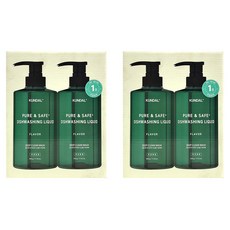 KUNDAL 昆黛爾 蔬果碗盤深層清潔洗潔精 羅勒香 2入, 1kg, 2盒