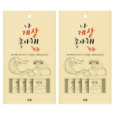 Chogong 朝貢 營養肉泥 犬貓用 Set 4條入, 我愛紅螃蟹+雞胸肉, 60g, 2袋